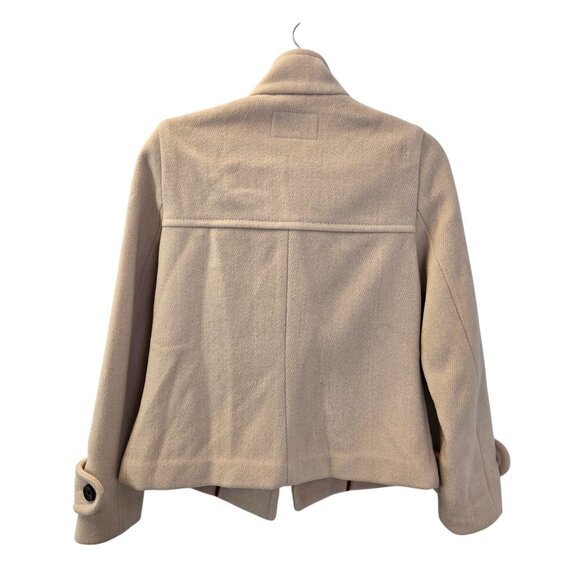 Banana Republic Wool Blend Toggle Closure High Neck Jacket Size XS Petite - Picture 2 of 6